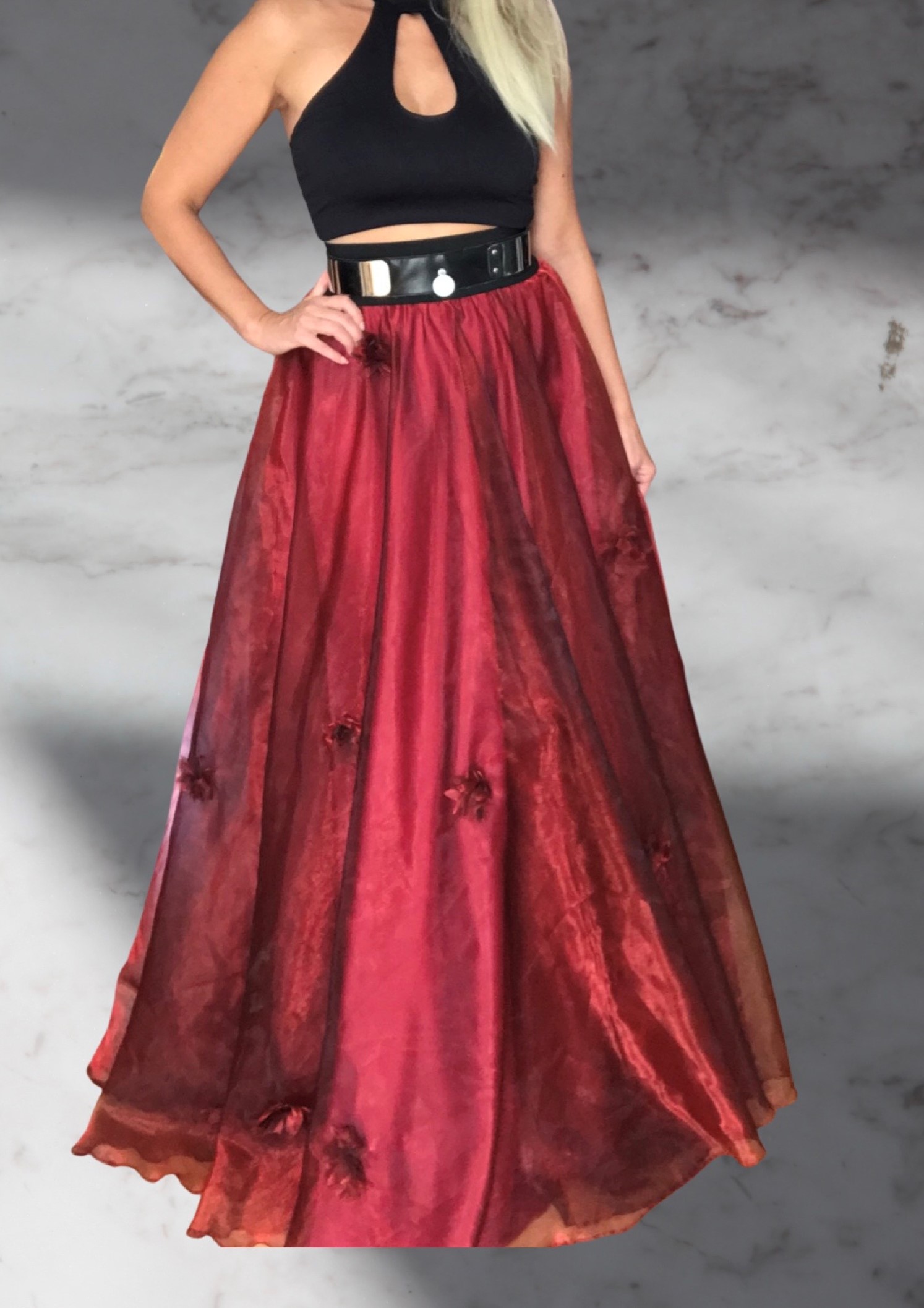 Dlouhá společenská sukně BOROS SK-L-ORG 06